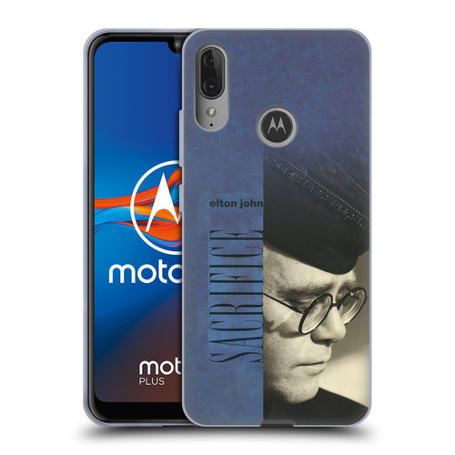 Elton John Artwork Sacrifice Single Soft Gel Case for Motorola Moto E6 Plus
