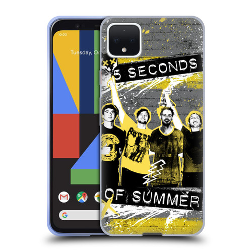 5 Seconds of Summer Posters Splatter Soft Gel Case for Google Pixel 4 XL
