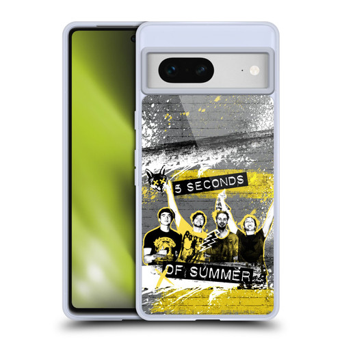 5 Seconds of Summer Posters Splatter Soft Gel Case for Google Pixel 7