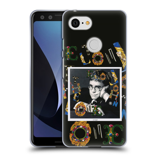 Elton John Artwork The One Single Soft Gel Case for Google Pixel 3