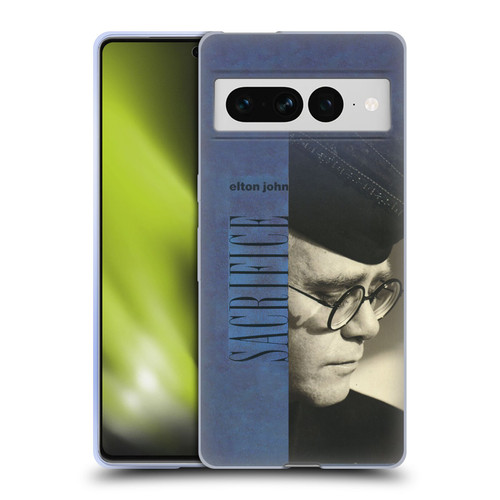 Elton John Artwork Sacrifice Single Soft Gel Case for Google Pixel 7 Pro