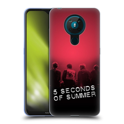 5 Seconds of Summer Posters Colour Washed Soft Gel Case for Nokia 5.3