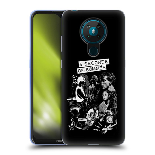 5 Seconds of Summer Posters Punkzine Soft Gel Case for Nokia 5.3