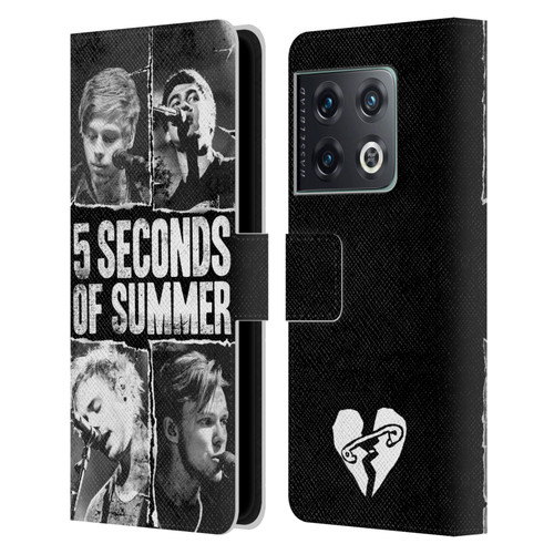 5 Seconds of Summer Posters Torn Papers 2 Leather Book Wallet Case Cover For OnePlus 10 Pro