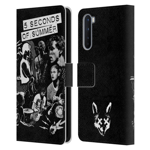 5 Seconds of Summer Posters Punkzine Leather Book Wallet Case Cover For OnePlus Nord 5G