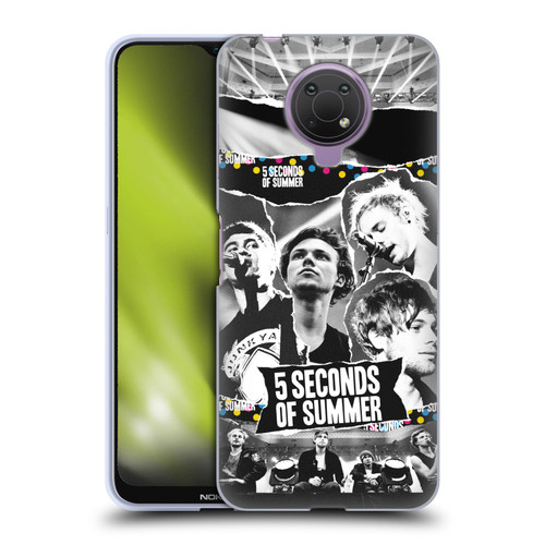 5 Seconds of Summer Posters Torn Papers 1 Soft Gel Case for Nokia G10
