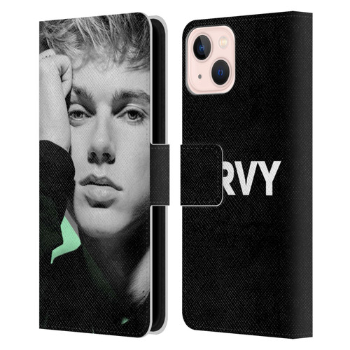HRVY Graphics Calendar 7 Leather Book Wallet Case Cover For Apple iPhone 13