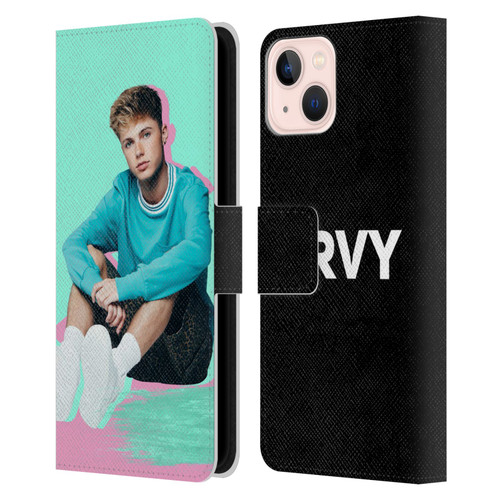 HRVY Graphics Calendar Leather Book Wallet Case Cover For Apple iPhone 13