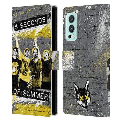 5 Seconds of Summer Posters Splatter Leather Book Wallet Case Cover For OnePlus Nord 2 5G