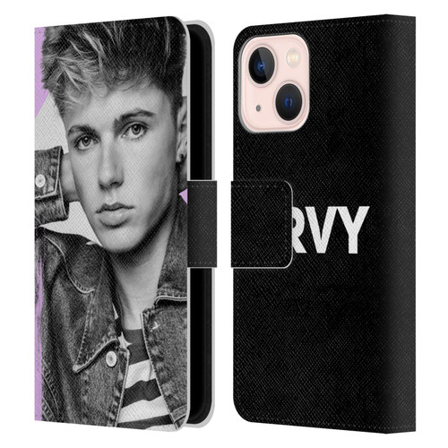 HRVY Graphics Calendar 12 Leather Book Wallet Case Cover For Apple iPhone 13 Mini