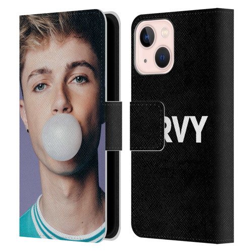 HRVY Graphics Calendar 2 Leather Book Wallet Case Cover For Apple iPhone 13 Mini