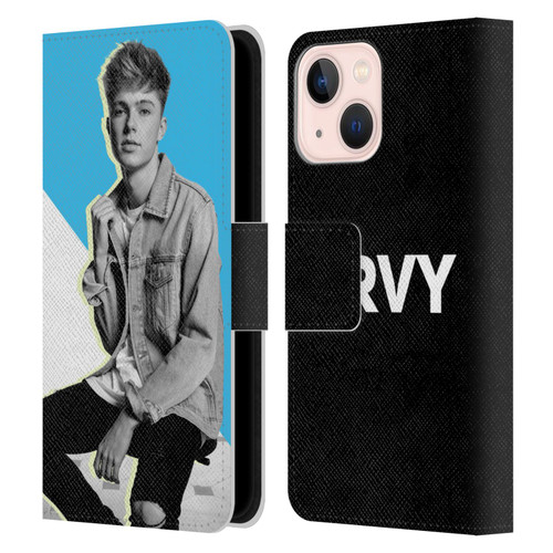 HRVY Graphics Calendar 3 Leather Book Wallet Case Cover For Apple iPhone 13 Mini