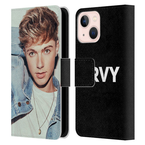 HRVY Graphics Calendar 4 Leather Book Wallet Case Cover For Apple iPhone 13 Mini