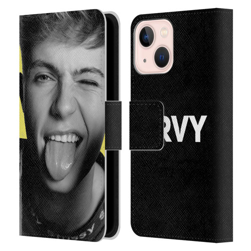 HRVY Graphics Calendar 5 Leather Book Wallet Case Cover For Apple iPhone 13 Mini