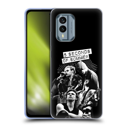 5 Seconds of Summer Posters Punkzine 2 Soft Gel Case for Nokia X30