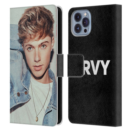HRVY Graphics Calendar 4 Leather Book Wallet Case Cover For Apple iPhone 14