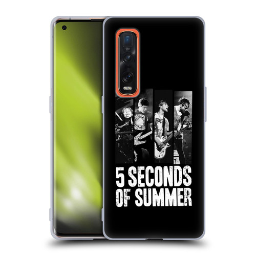 5 Seconds of Summer Posters Strips Soft Gel Case for OPPO Find X2 Pro 5G