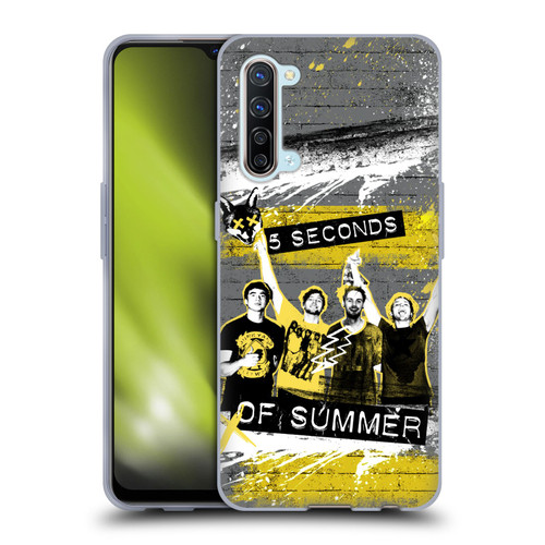 5 Seconds of Summer Posters Splatter Soft Gel Case for OPPO Find X2 Lite 5G