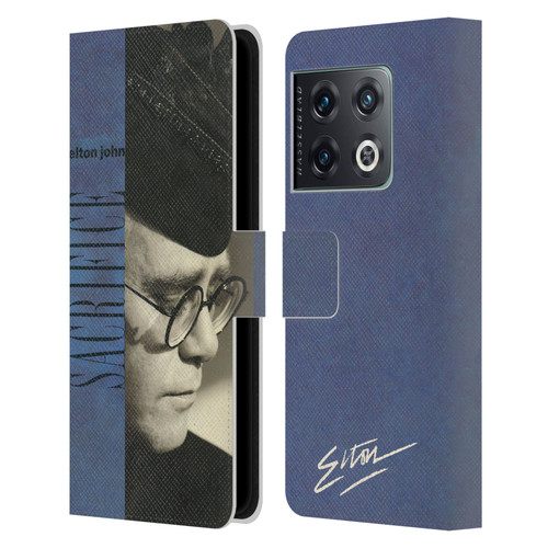 Elton John Artwork Sacrifice Single Leather Book Wallet Case Cover For OnePlus 10 Pro