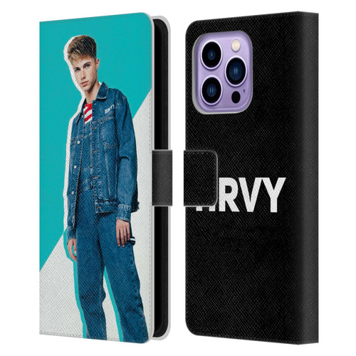 HRVY Graphics Calendar 8 Leather Book Wallet Case Cover For Apple iPhone 14 Pro Max