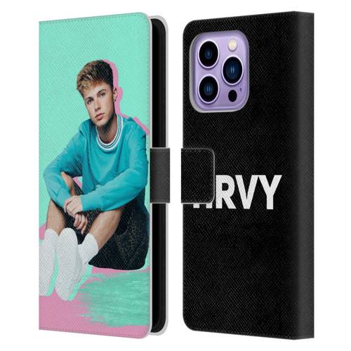 HRVY Graphics Calendar Leather Book Wallet Case Cover For Apple iPhone 14 Pro Max