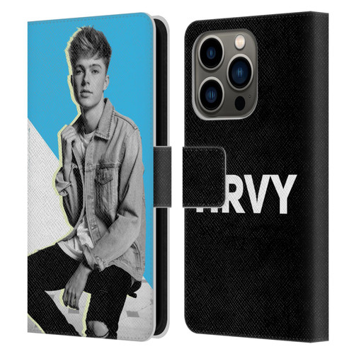 HRVY Graphics Calendar 3 Leather Book Wallet Case Cover For Apple iPhone 14 Pro