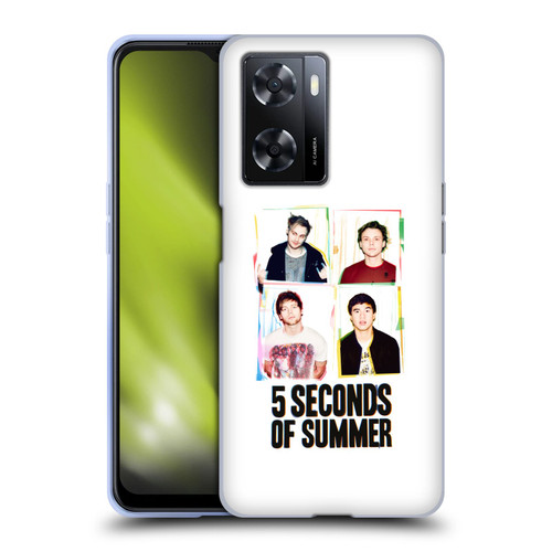 5 Seconds of Summer Posters Polaroid Soft Gel Case for OPPO A57s