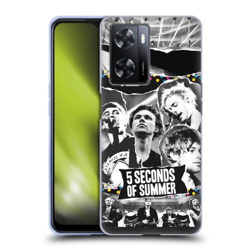 5 Seconds of Summer Posters Torn Papers 1 Soft Gel Case for OPPO A57s