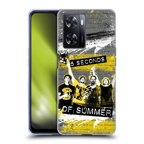 5 Seconds of Summer Posters Splatter Soft Gel Case for OPPO A57s