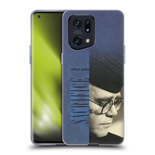 Elton John Artwork Sacrifice Single Soft Gel Case for OPPO Find X5 Pro