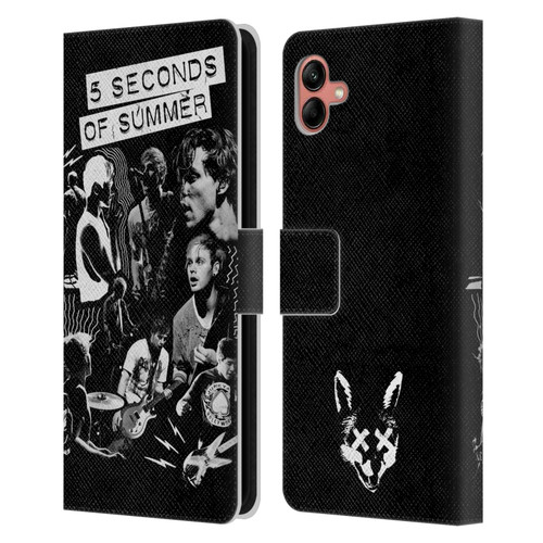 5 Seconds of Summer Posters Punkzine Leather Book Wallet Case Cover For Samsung Galaxy A04 (2022)