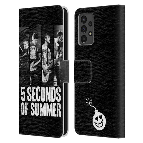 5 Seconds of Summer Posters Strips Leather Book Wallet Case Cover For Samsung Galaxy A13 (2022)