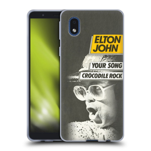 Elton John Artwork Your Song Single Soft Gel Case for Samsung Galaxy A01 Core (2020)