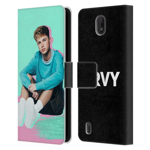 HRVY Graphics Calendar Leather Book Wallet Case Cover For Nokia C01 Plus/C1 2nd Edition