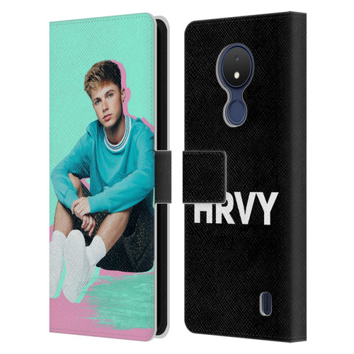 HRVY Graphics Calendar Leather Book Wallet Case Cover For Nokia C21