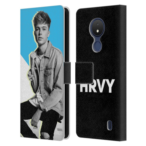 HRVY Graphics Calendar 3 Leather Book Wallet Case Cover For Nokia C21