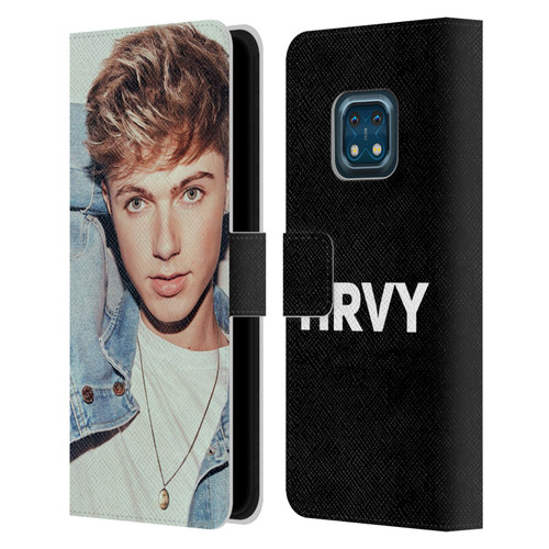 HRVY Graphics Calendar 4 Leather Book Wallet Case Cover For Nokia XR20