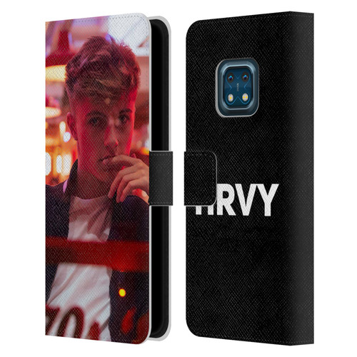 HRVY Graphics Calendar 6 Leather Book Wallet Case Cover For Nokia XR20