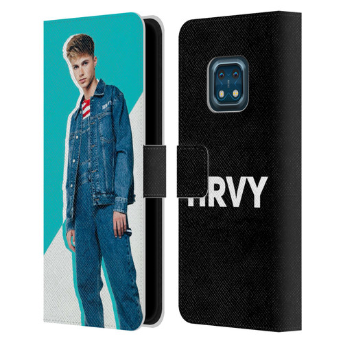 HRVY Graphics Calendar 8 Leather Book Wallet Case Cover For Nokia XR20