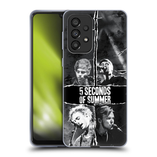 5 Seconds of Summer Posters Torn Papers 2 Soft Gel Case for Samsung Galaxy A33 5G (2022)