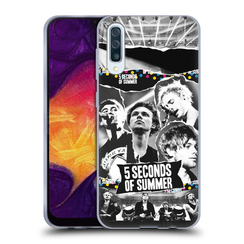 5 Seconds of Summer Posters Torn Papers 1 Soft Gel Case for Samsung Galaxy A50/A30s (2019)