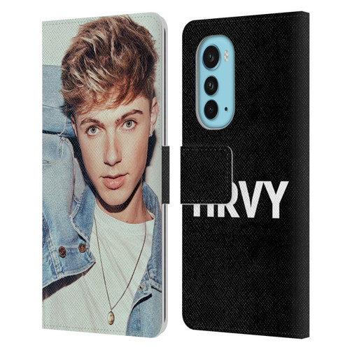 HRVY Graphics Calendar 4 Leather Book Wallet Case Cover For Motorola Edge (2022)