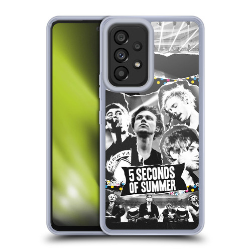 5 Seconds of Summer Posters Torn Papers 1 Soft Gel Case for Samsung Galaxy A53 5G (2022)