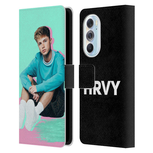 HRVY Graphics Calendar Leather Book Wallet Case Cover For Motorola Edge X30