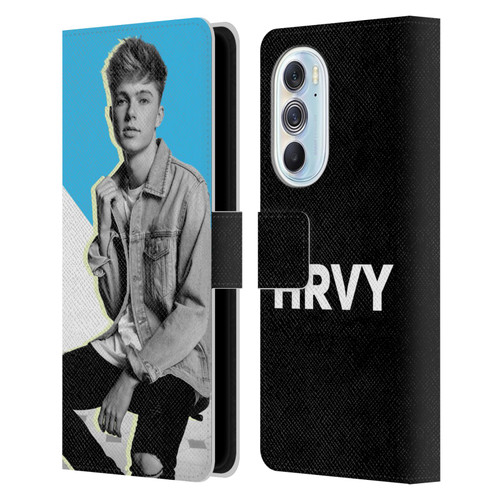 HRVY Graphics Calendar 3 Leather Book Wallet Case Cover For Motorola Edge X30