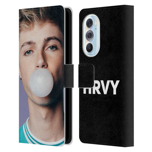 HRVY Graphics Calendar 2 Leather Book Wallet Case Cover For Motorola Edge X30