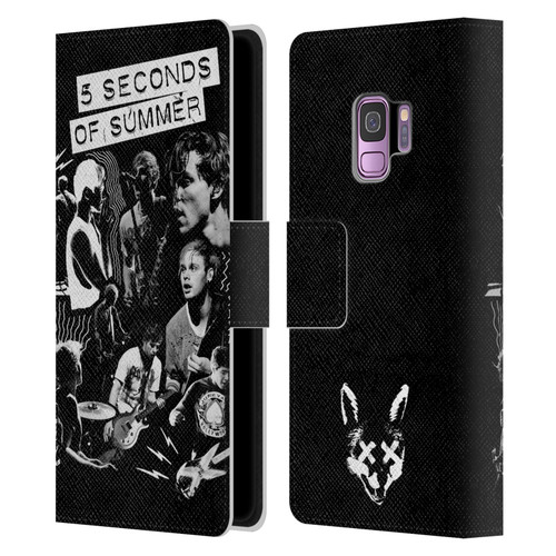 5 Seconds of Summer Posters Punkzine Leather Book Wallet Case Cover For Samsung Galaxy S9