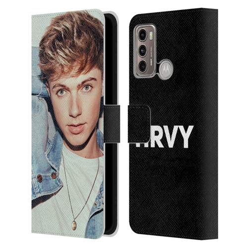HRVY Graphics Calendar 4 Leather Book Wallet Case Cover For Motorola Moto G60 / Moto G40 Fusion