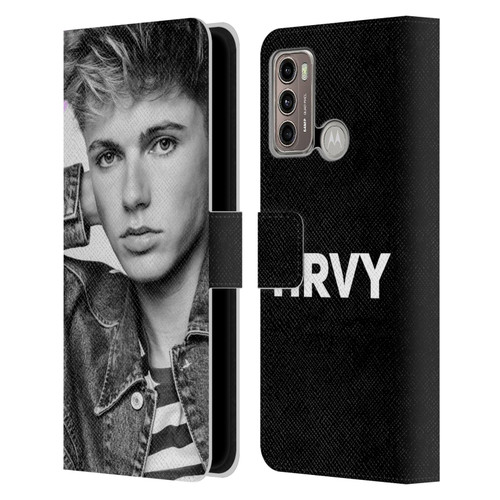 HRVY Graphics Calendar 12 Leather Book Wallet Case Cover For Motorola Moto G60 / Moto G40 Fusion
