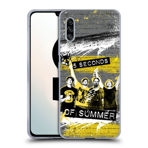 5 Seconds of Summer Posters Splatter Soft Gel Case for Samsung Galaxy A90 5G (2019)